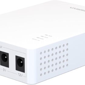 KP3 Mini DC UPS 10000mAh – 36W Uninterruptible Power Supply Backup Battery with 0ms Transfer, Multi-Port 12V/9V/5V DC & USB for Routers, LED Lights, ONT, CCTV & Smartphones