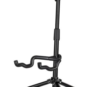 CAHAYA Adjustable Guitar Stand - Universal Folding A-Frame Floor Holder with Neck Rest for Acoustic, Electric, and Bass Guitars