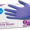 MedPride Powder-Free Nitrile Exam Gloves - 100 Count, Latex-Free, Textured Grip for Medical & Food Handling (Large)
