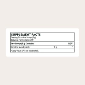 Thorne Creatine Monohydrate Powder | NSF Certified for Sport | 5g Micronized Formula for Muscle Growth, Power, & Cognitive Support | 90 Servings (Unflavored)