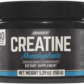Onnit Creatine Monohydrate Powder | 5g IGEN Non-GMO Certified Micronized Creatine for Muscle Strength, Power, & Brain Health | Unflavored, 30 Servings