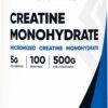 Nutricost Micronized Creatine Monohydrate Powder - 500g, 100 Servings | Unflavored Pure Creatine for Muscle Growth, Strength, and Endurance (5g Per Scoop)