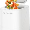 FRYLINE Smart Electric Composter – 4L Countertop Food Waste Recycler, Odorless Indoor Fertilizer Maker with Quiet Grinding & Auto-Cleaning