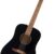 Fender California Debut Redonda Acoustic Guitar - Beginner Friendly Spruce Top with Slim C-Shape Neck & 2-Year Warranty (Black)