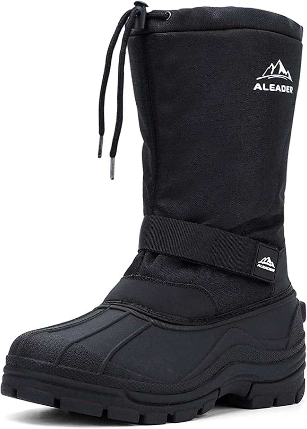 ALEADER Men's Waterproof Winter Snow Boots | Insulated Hiking Boots for Warmth & Comfort | Durable Shell for Outdoor Adventures, Rain, & Snow
