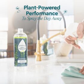 Puracy Multi-Surface Cleaner Concentrate, 1 Gallon Plant-Based Formula, All-Purpose Streak-Free Cleaner for Kitchen, Floors & More | Scent-Free & Eco-Friendly (16 oz Bottle)