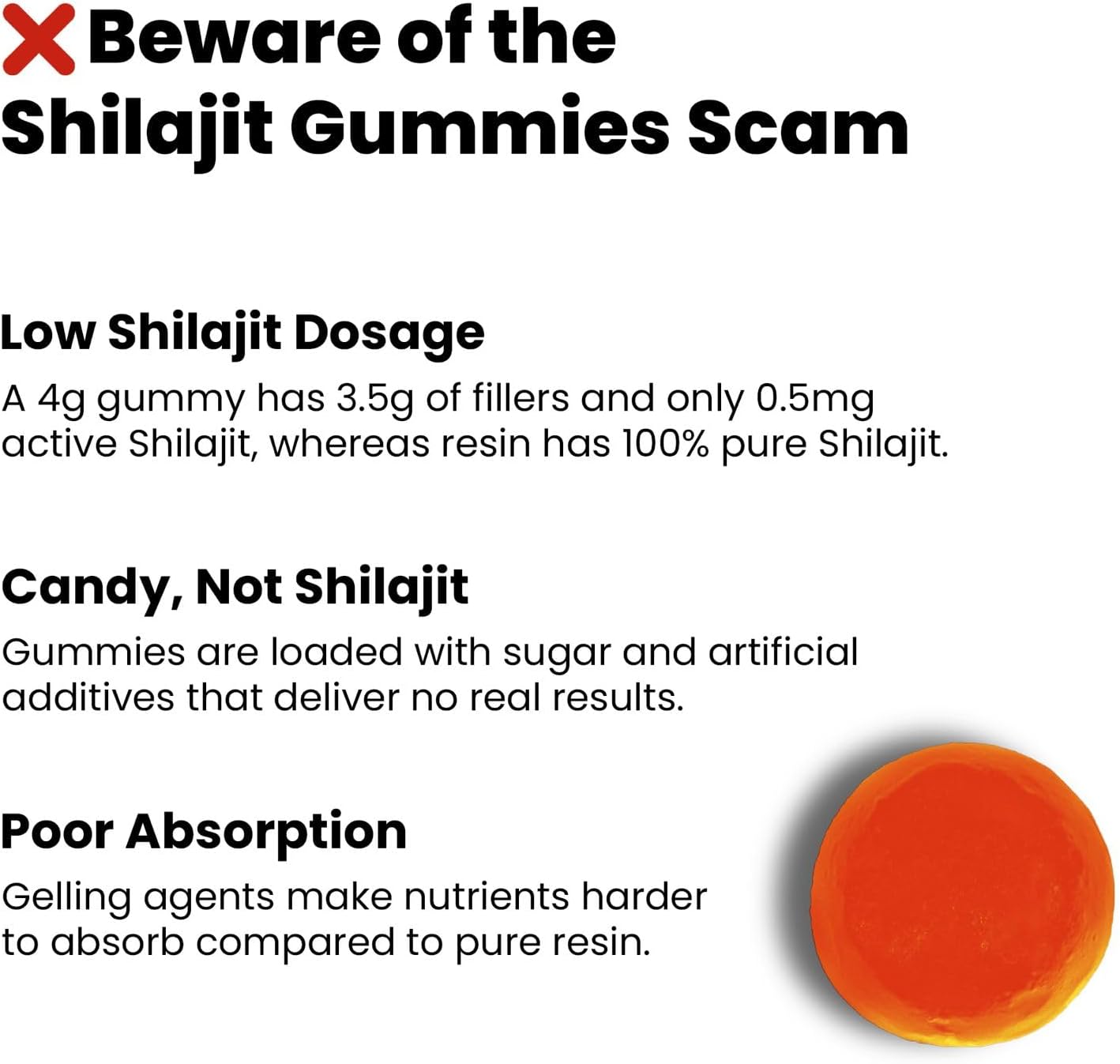 Better Alt Pure Himalayan Shilajit Resin | 75% Fulvic Acid | High Potency Gold Grade Resin for Energy, Vitality & Immune Support | 85+ Trace Minerals | 400mg, 75 Servings with Lab Report