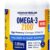 Oceanblue Mini Omega-3 2100mg - Triple Strength Wild-Caught Fish Oil Softgels with 1360mg EPA & 600mg DPA - Burpless, Natural Orange Flavor - 120 Count