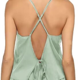 Women's 3-Piece Luxury Silk Pajama Set | Satin Cami & Shorts Set with Lace Robe | Silky Sleepwear Lingerie PJs | XS-4XL