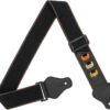 BestSounds 2-Inch Soft Cotton Guitar Strap with Built-In Pick Holder – Adjustable Strap for Electric, Acoustic & Bass Guitars