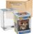 100 Pack Premium Pop Figure Protectors - Heavy Duty 4-Inch Vinyl Display Cases with Auto-Lock Bottom & UV-Resistant Clarity
