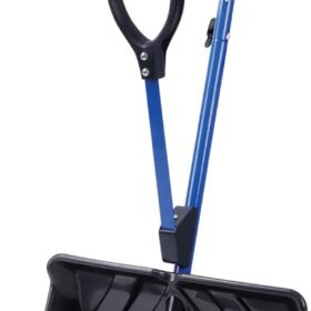 Snow Joe Shovelution 20-Inch Snow Shovel with Spring-Assist Handle | Ergonomic Design Reduces Back Strain & Effort | Heavy-Duty Winter Tool for Fast Snow Removal