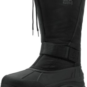 NORTIV 8 Men's Waterproof Insulated Snow Boots – Lightweight Fur-Lined Winter Hiking Footwear