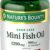 Nature's Bounty Mini Fish Oil Softgels - Burpless Omega 3 Supplement for Heart Health - 90 Ct