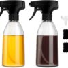 GMISUN Oil Sprayer for Cooking (2 Pack) – 10 fl oz Food-Safe mister for Air Fryer, Salad, & BBQ