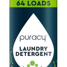 Puracy Natural Laundry Detergent - 10x Concentrated Plant-Based Formula, 64 Loads of Gentle Yet Powerful Stain Removal, Hypoallergenic & Eco-Friendly for Sensitive Skin (16 fl oz, Free & Clear)