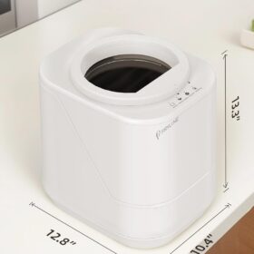 FRYLINE Smart Electric Composter – 4L Countertop Food Waste Recycler, Odorless Indoor Fertilizer Maker with Quiet Grinding & Auto-Cleaning