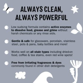 Molly's Suds Dishwasher Pods, 60 Count | Eco-Friendly & Plant-Powered Dishwasher Detergent for a Spotless, Residue-Free Shine | Cuts Grease, Works in All Water Types, Unscented