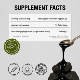 Kapiva Authentic Himalayan Shilajit Resin for Peak Vitality | 100% Pure & Potent | 80+ Trace Minerals for Men & Women | Natural Energy, Focus & Immune Support