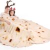 Mermaker Giant Tortilla Blanket - 47 Inch Realistic Burrito Throw for Adults & Kids - Soft Flannel Novelty Food Wrap for Sofa, Bed, & Funny Gag Gifts