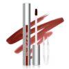 Cilrofelr Peel Off Lip Liner Tattoo - Waterproof & Transfer-Proof 24Hr Lip Stain Kit with Tweezer - Long Wear Matte Lip Liner, Highly Pigmented for a Flawless Pout (Cocoa)