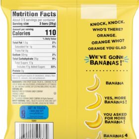 Laffy Taffy Banana Mini Bars – 3.5 oz Bag of Individually Wrapped Chewy Candy