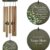 Personalized Memorial Wind Chimes – 36-Inch Sympathy Gifts for Loss of Loved One, In Loving Memory Outdoor Decor with Custom Name & Dates, Deep Tone Funeral Wind Chime for Garden