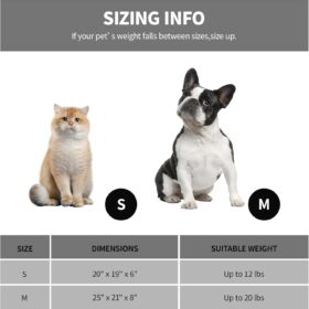 20 Inch Small Dog Bed & Cat Bed - Plush Squeezable Rectangle Pet Nest with Non-Slip Bottom, Machine Washable Calming Bed for Puppies & Kittens (Green, Small)