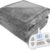 Warm Storm Twin Heated Blanket | Fast-Heat 10-Level Electric Throw with 12hr Auto-Off & Overheat Protection | Ultra-Soft Flannel (62"x84") | Machine Washable