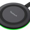 Yootech 10W Max Fast Wireless Charger - Sleek Charging Pad Compatible with iPhone 17, 16, 15 Series & Samsung Galaxy S25, S24, S23 (Sleep-Friendly Design)