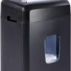 Amazon Basics 12-Sheet Micro-Cut High-Security Paper, CD, and Credit Card Shredder with 6-Gallon Pullout Bin - Black