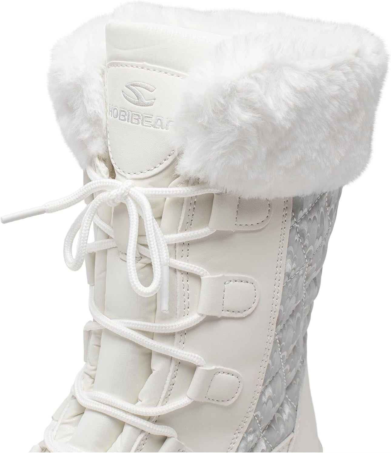 HOBIBEAR Women's Insulated Waterproof Winter Snow Boots, Cozy Fleece Lined Slip-On Warm Boots for Cold Weather & Deep Snow