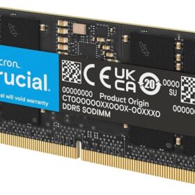 Crucial 64GB DDR5 Laptop RAM (2x32GB SODIMM) - 5600MHz Memory - CL46 - 1.1V - Compatible with Intel 13th Gen & AMD Ryzen 6000 Series - CT2K32G56C46S5