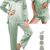 Women's 5-Piece Satin PJ Set | Silky Button-Down Sleepwear & Matching Accessories | Cozy Loungewear & Nightwear (XS-2XL)