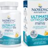 Nordic Naturals Ultimate Omega Mini-D3 - High Potency Fish Oil with 1000 IU Vitamin D3 - Lemon Flavor Soft Gels - Supports Heart, Brain & Immune Health - 60 Count