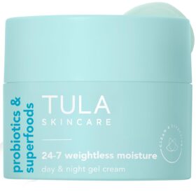 TULA 24-7 Weightless Moisture Daily Gel Cream | Anti-Aging, Lightweight Face Moisturizer with Probiotics & Watermelon Extract for All Skin Types