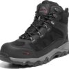 NORTIV 8 Men's Paladin-Steel Waterproof Work Boots - Industrial Safety Footwear with Slip Resistant Outsole