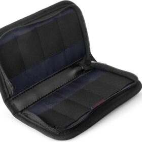 BUBM Portable Hard Drive Storage Case – Waterproof 9-Slot USB Flash Drive Holder & Memory Card Organizer