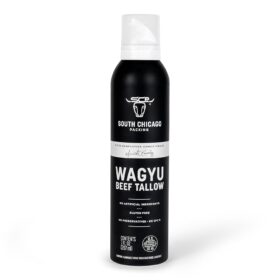 South Chicago Packing Wagyu Beef Tallow Spray – 7 fl oz Non-Stick Cooking Oil, Keto & Paleo Friendly, Perfect for Sautéing & Grilling