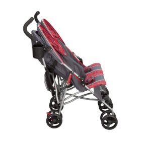 Delta Children LX Side by Side Double Stroller – Compact Fold, Reversible Seats & Extra Storage, Grey