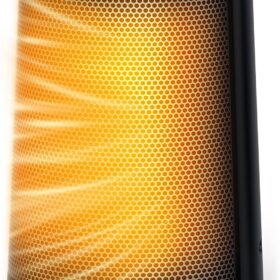 GiveFast Compact Electric Space Heater – 1500W PTC Ceramic Portable Heater with Thermostat, Tip-Over & Overheat Protection, Quiet Fan for Office, Bedroom, and Indoor Use