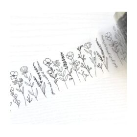 Mailed It Eco-Friendly Packing Tape - 2-Pack Floral Patterned Gummed Paper Tape - 2 Inch x 55 Yard Biodegradable Shipping Tape for Small Business & Gift Packaging