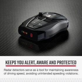 Cobra RAD 380 Laser Radar Detector – Long Range Protection with IVT Filter System & Digital Signal Processing