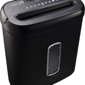 Amazon Basics 8-Sheet Cross-Cut Paper and Credit Card Shredder