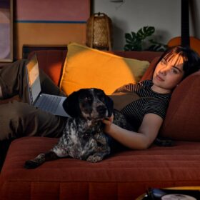 HP 14b 2-in-1 Chromebook (Renewed) - 14" HD Touch, Intel 4-Core, 4GB RAM, 64GB eMMC, Blue