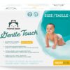 Mama Bear Gentle Touch Baby Diapers (Size 4, 148 Count) - Hypoallergenic & Breathable for Sensitive Skin