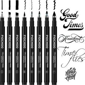 Premium 8-Piece Calligraphy Pen Set – Hand Lettering & Brush Markers for Beginners & Pros
