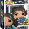 Funko POP! Animation: Avatar The Last Airbender - Katara (Glow in the Dark & Metallic) Exclusive Volcano X Vinyl Figure