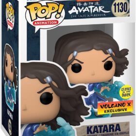 Funko POP! Animation: Avatar The Last Airbender - Katara (Glow in the Dark & Metallic) Exclusive Volcano X Vinyl Figure