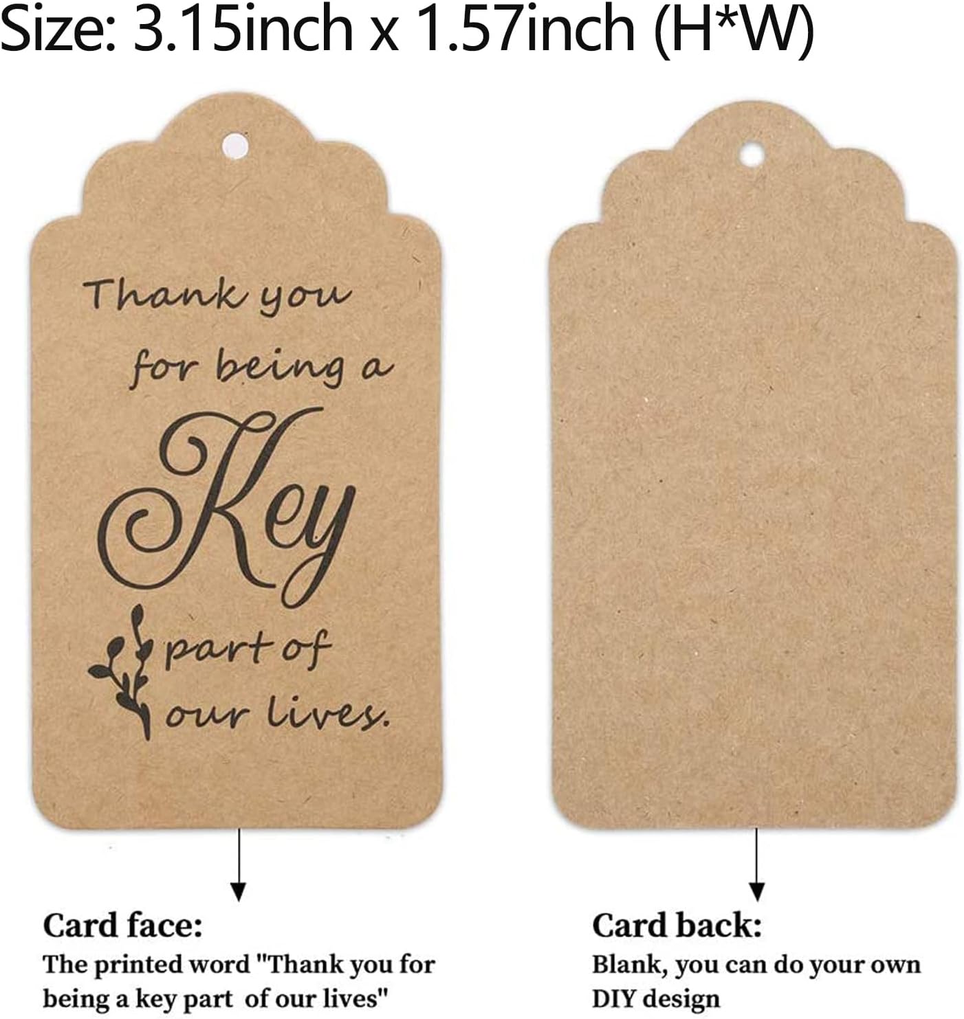 WODEGIFT 100-Pack Vintage Skeleton Key Bottle Openers with Thank You Tags & Keychains – Rustic Bronze Wedding Favors, Housewarming Gifts, and Party Souvenirs